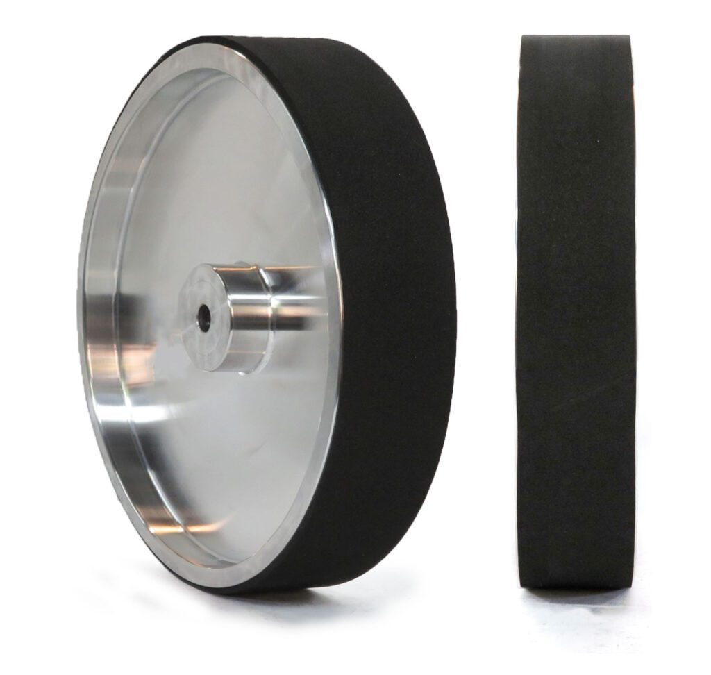 composite stropping wheel for knife sharpening and deburring