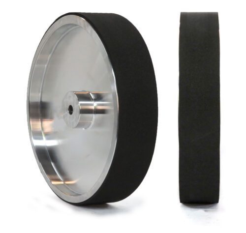 composite stropping wheel for knife sharpening and deburring