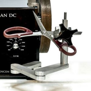 Scissor sharpening arm.